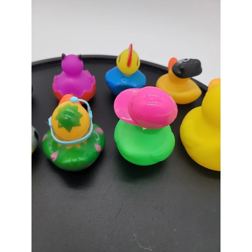 9 lot of Rubber Duckies, Vampire Duck Skull crossbones Cupcake  Duck 2